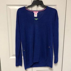 NWT S Lilly Pulitzer Liesel Sweater-Brilliant Blue